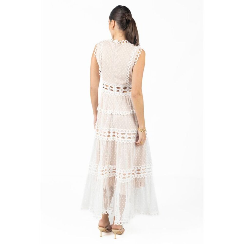 Blair White Lace Maxi Dress - Picture 4 of 4
